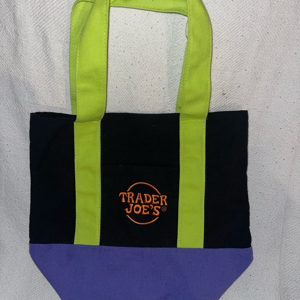 Limited Edition Trader Joe’s canvas mini tote bag